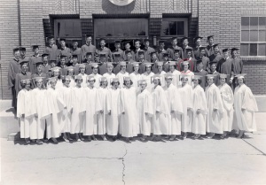 Donna -Graduation (2nd row 3rd from R)2